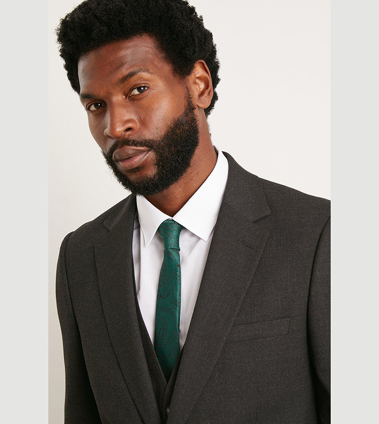 Buy Burton Slim Fit Charcoal Essential Blazer In CHARCOAL
