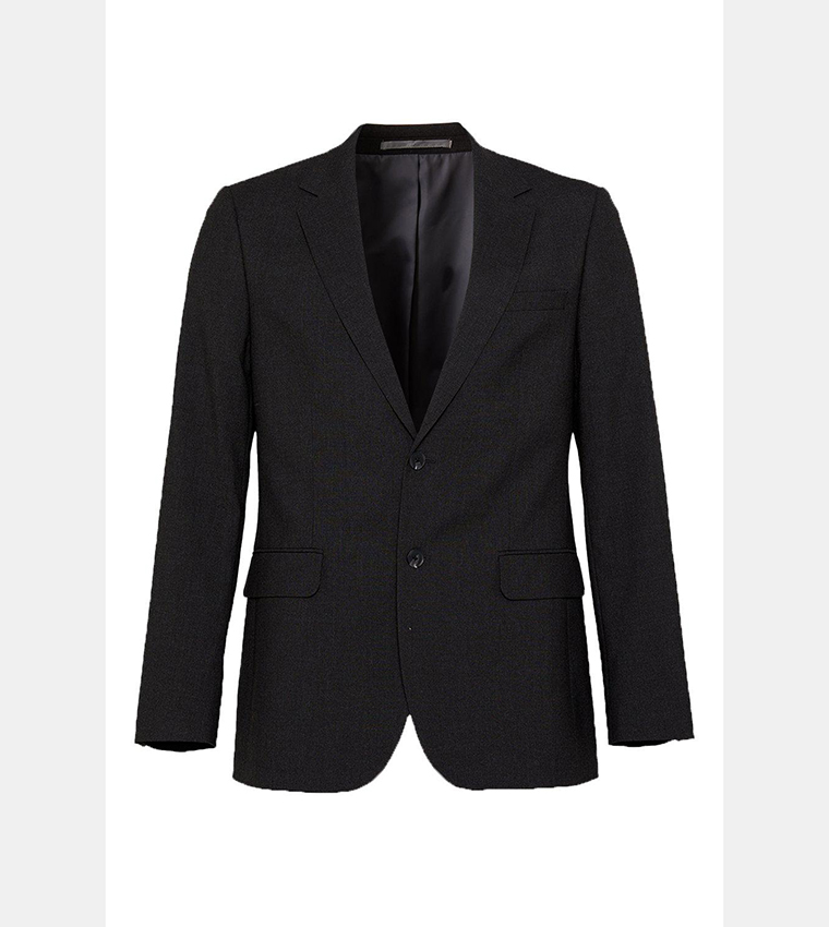 Tailored Fit Charcoal Blazer
