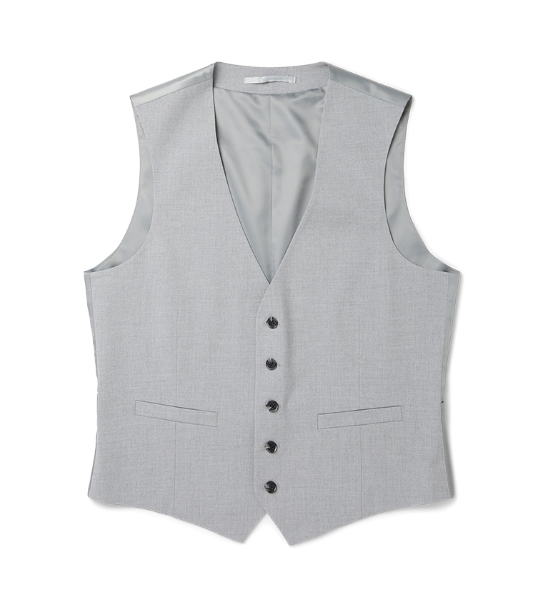 Tailored Fit Navy Essential Waistcoat