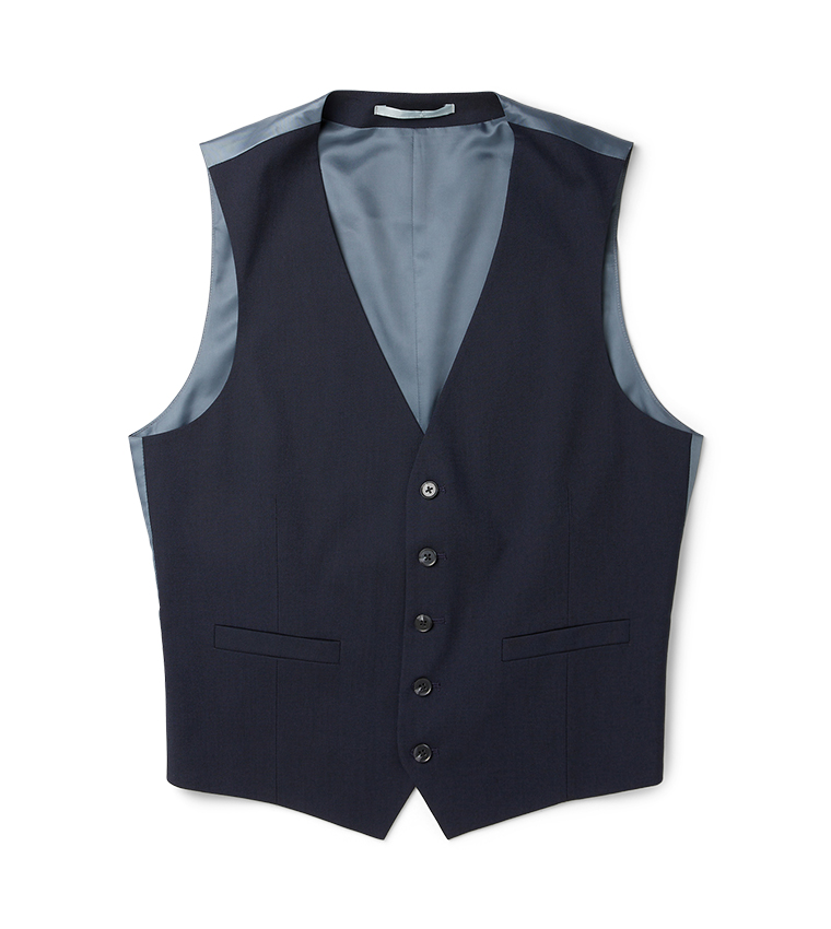 Slim Fit Navy Waistcoat