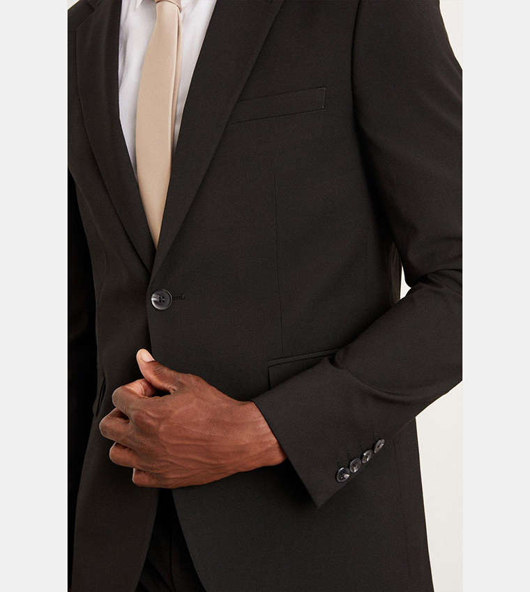 Skinny Fit Black Blazer