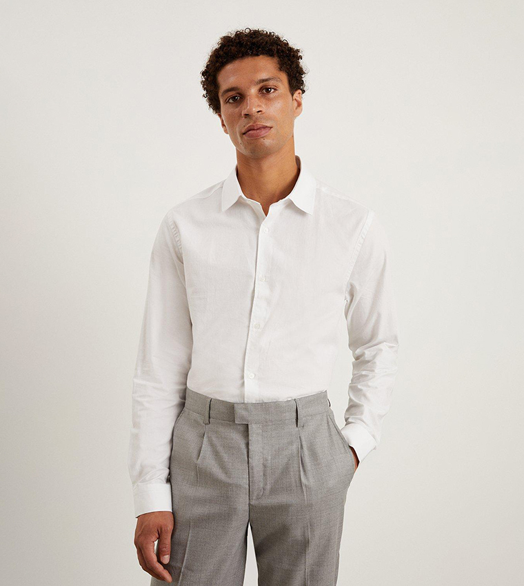 Tailored shop white shirt