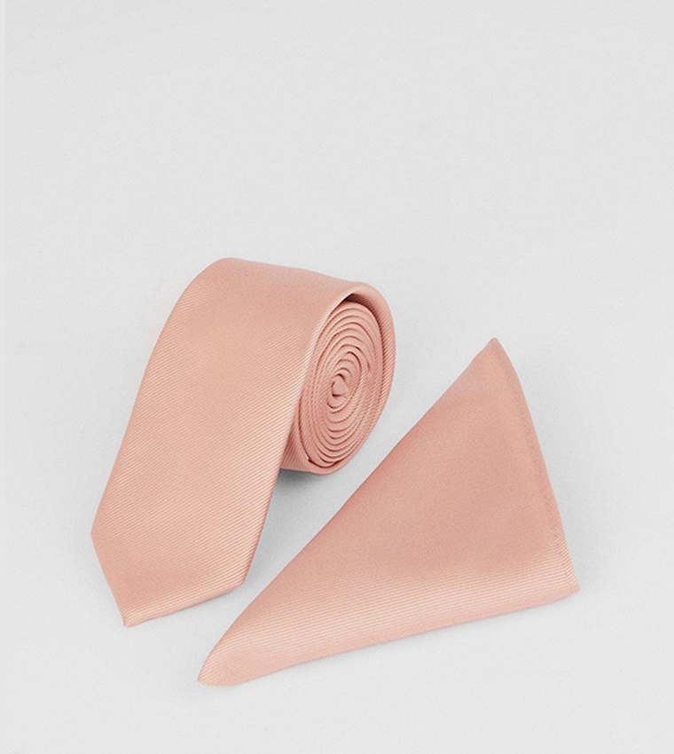 Textured Tie and Pocket Square Set