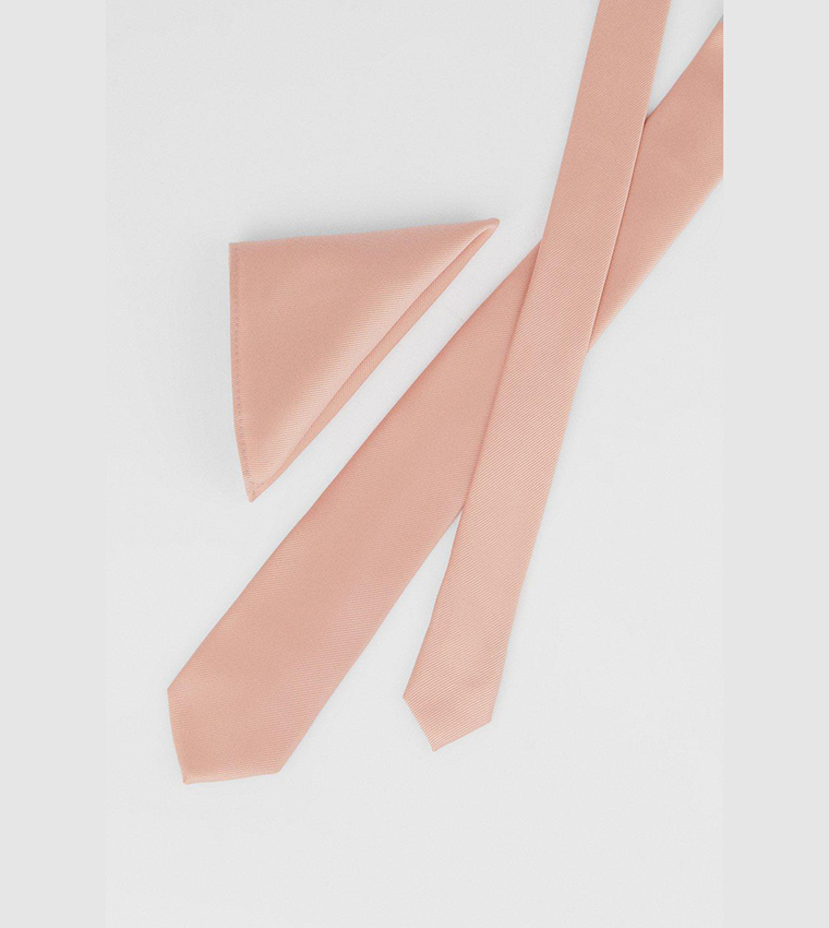 Textured Tie and Pocket Square Set