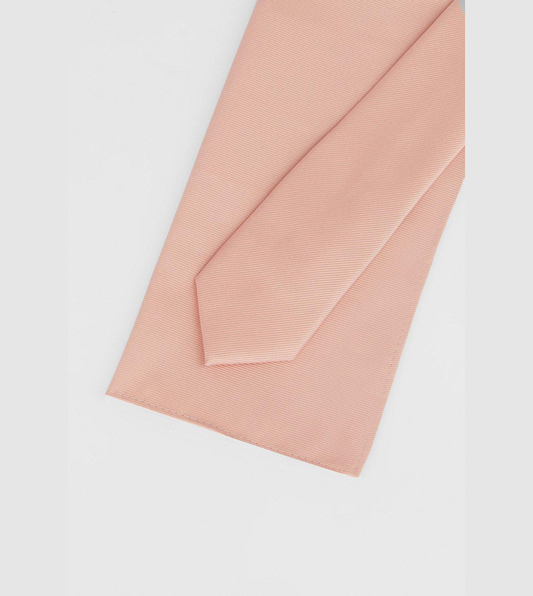 Textured Tie and Pocket Square Set