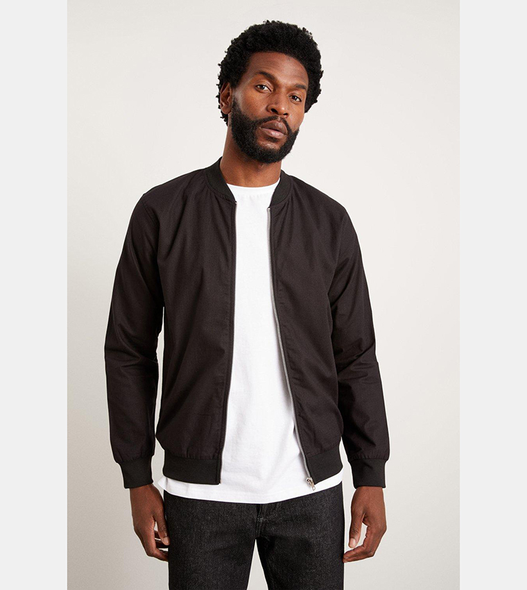 Burton black bomber jacket cheap