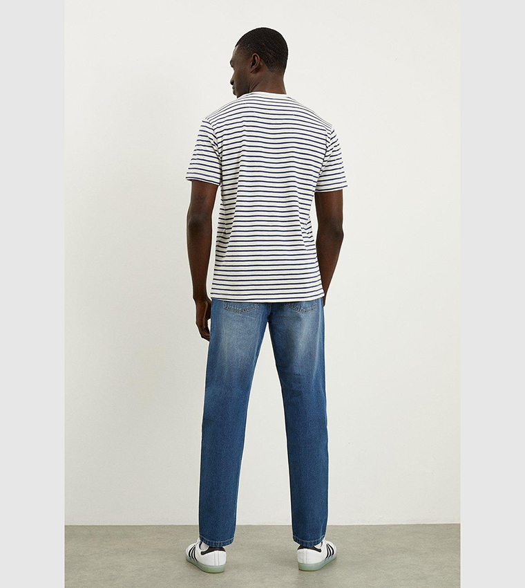 Buy Burton Mid Wash Slim Fit Jeans In Blue 6thStreet Kuwait
