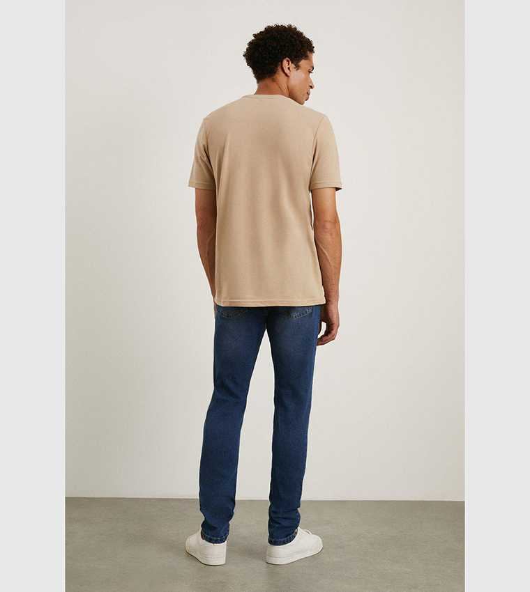 Buy Burton Mid Wash Skinny Fit Jeans In Blue 6thStreet Kuwait