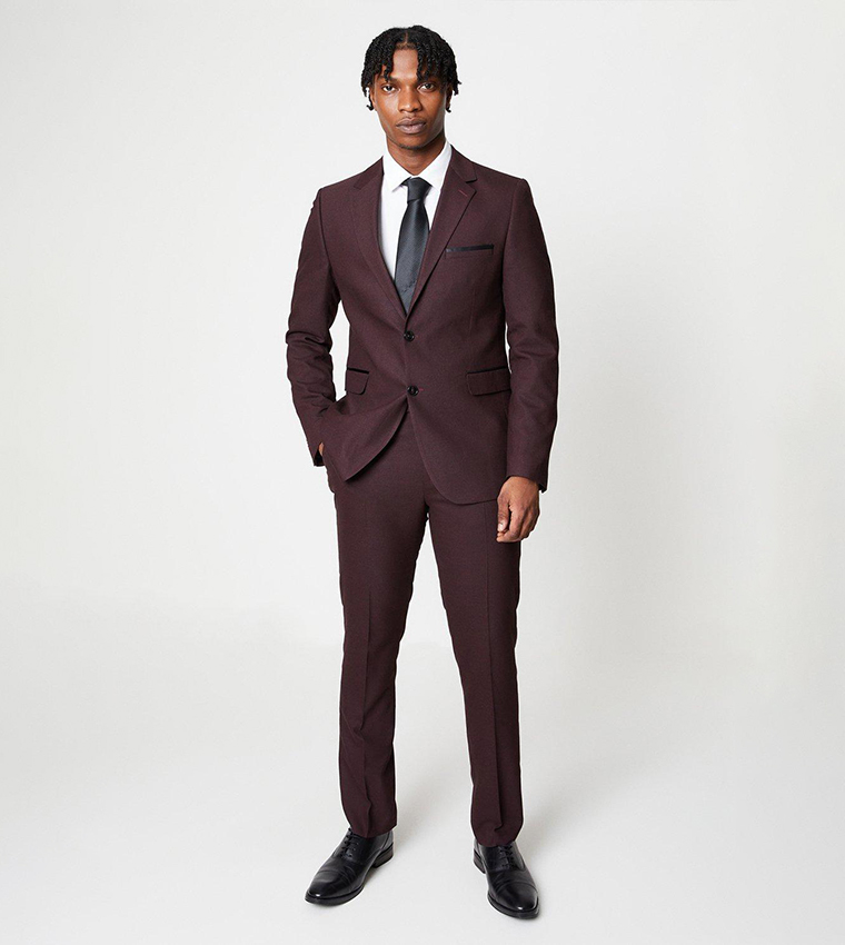 Burton burgundy blazer outlet