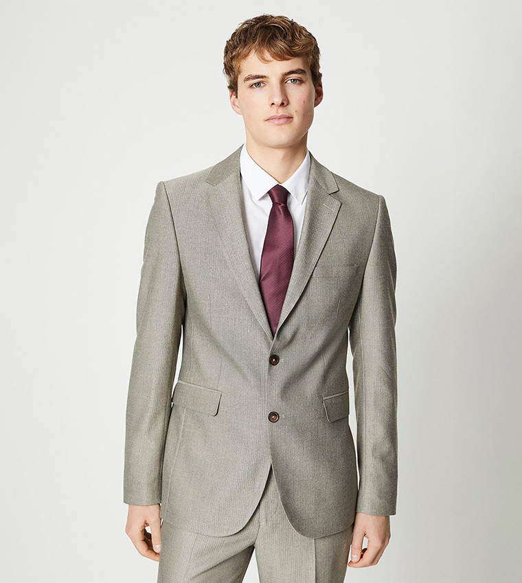 Burton grey blazer online