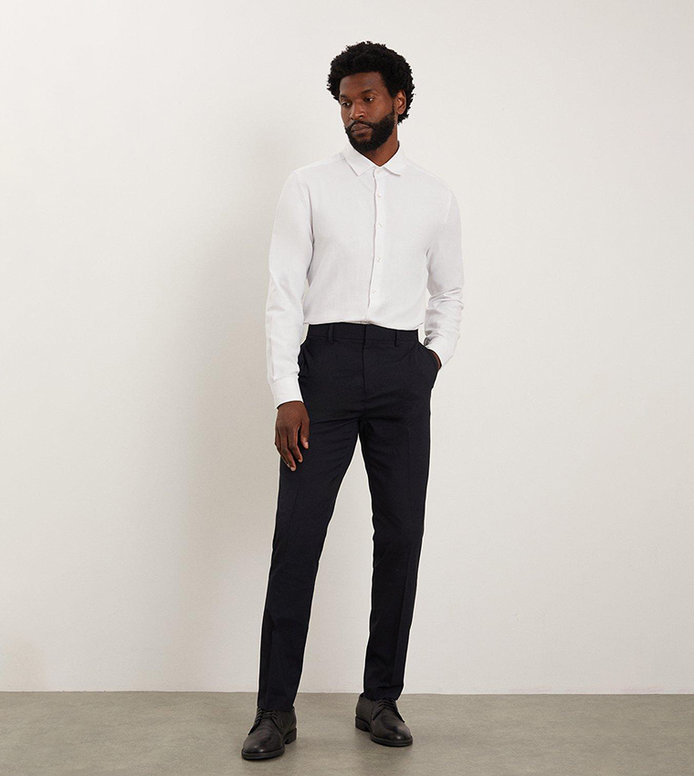 Slim fit smart hotsell trousers