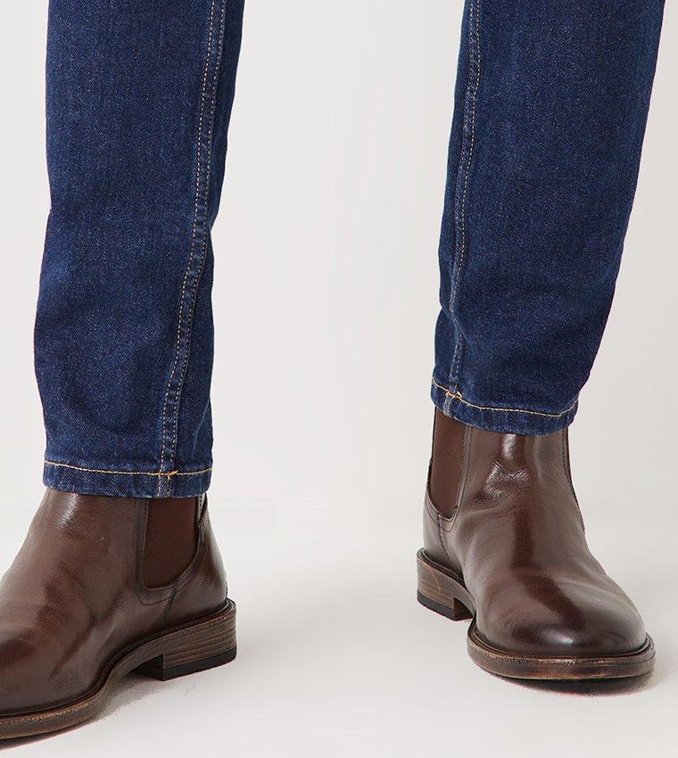 Buy Burton Ray Leather Chelsea Casual Boots In Brown 6thStreet Kuwait
