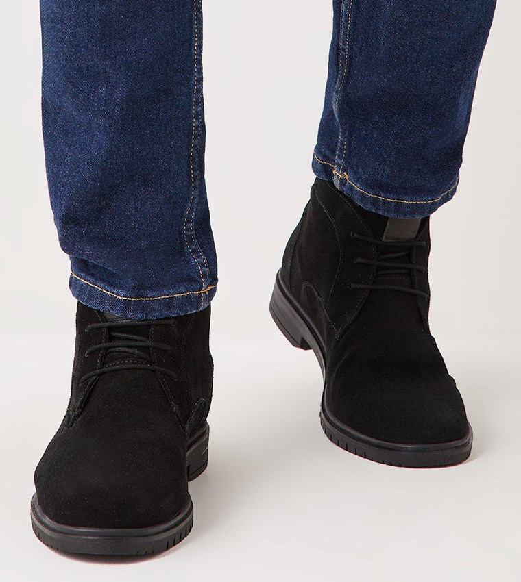 Black casual sales chukka boots