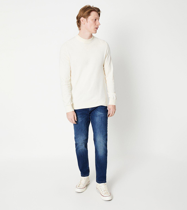 Faded Tapered Fit Jeans