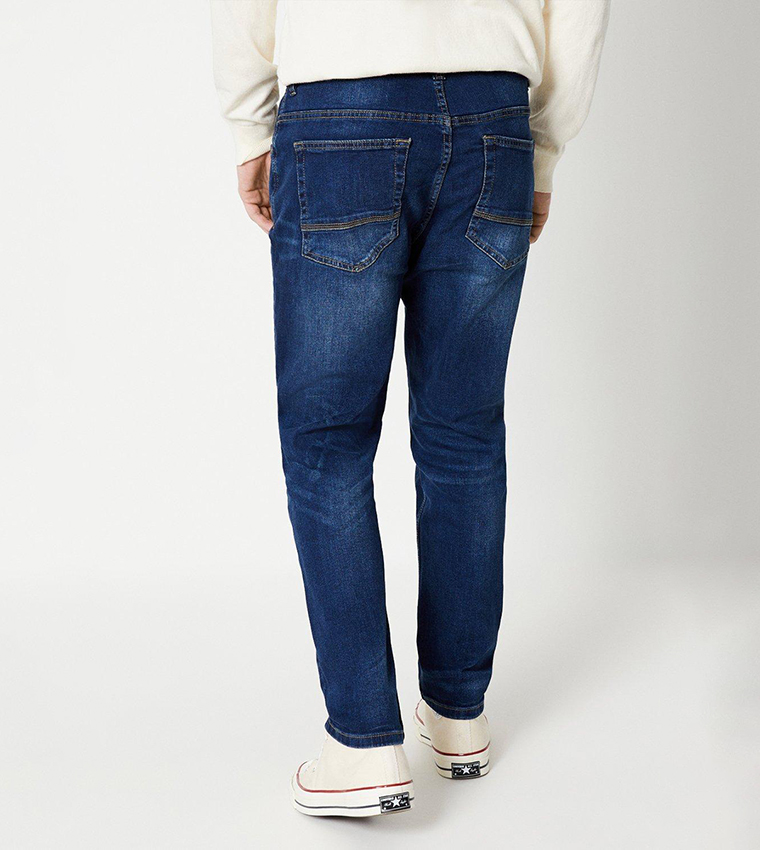 Faded Tapered Fit Jeans