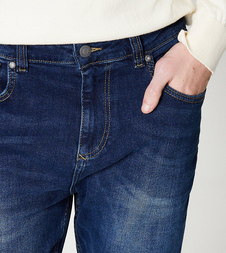 Faded Tapered Fit Jeans