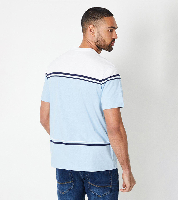 Color Block Crew Neck T-Shirt