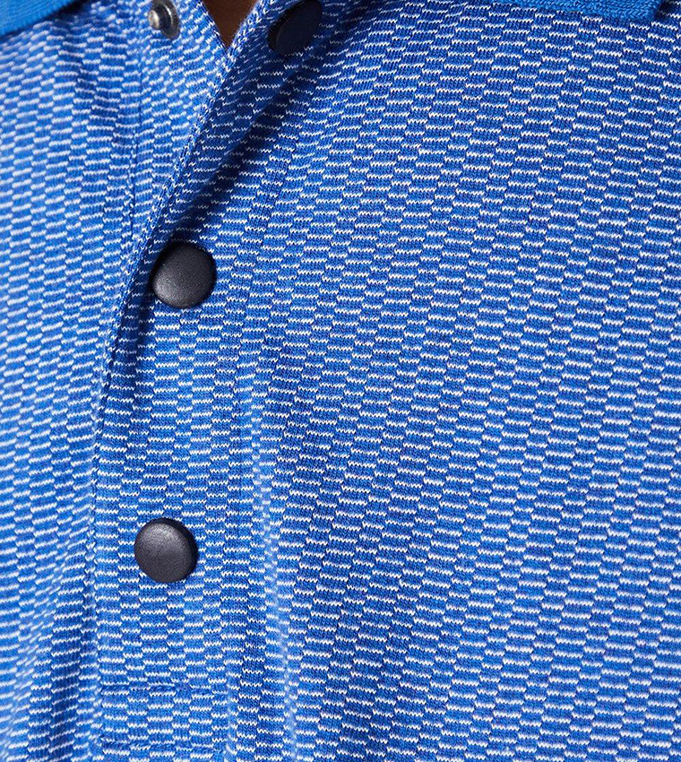 Dash Jacquard Short Sleeves Polo T-Shirt