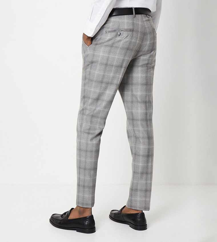 Burton tartan trousers hot sale