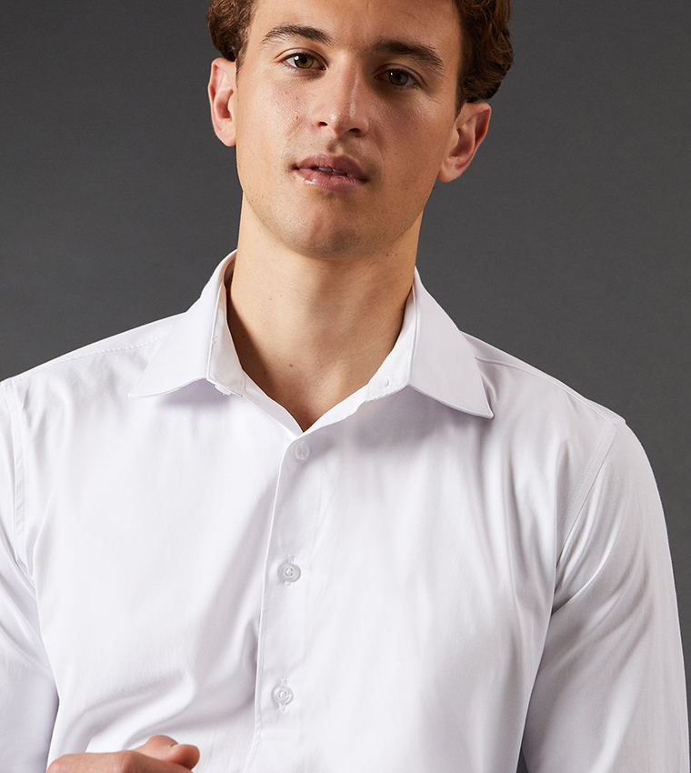 Easy Iron Slim Fit Long Sleeves Oxford Shirt