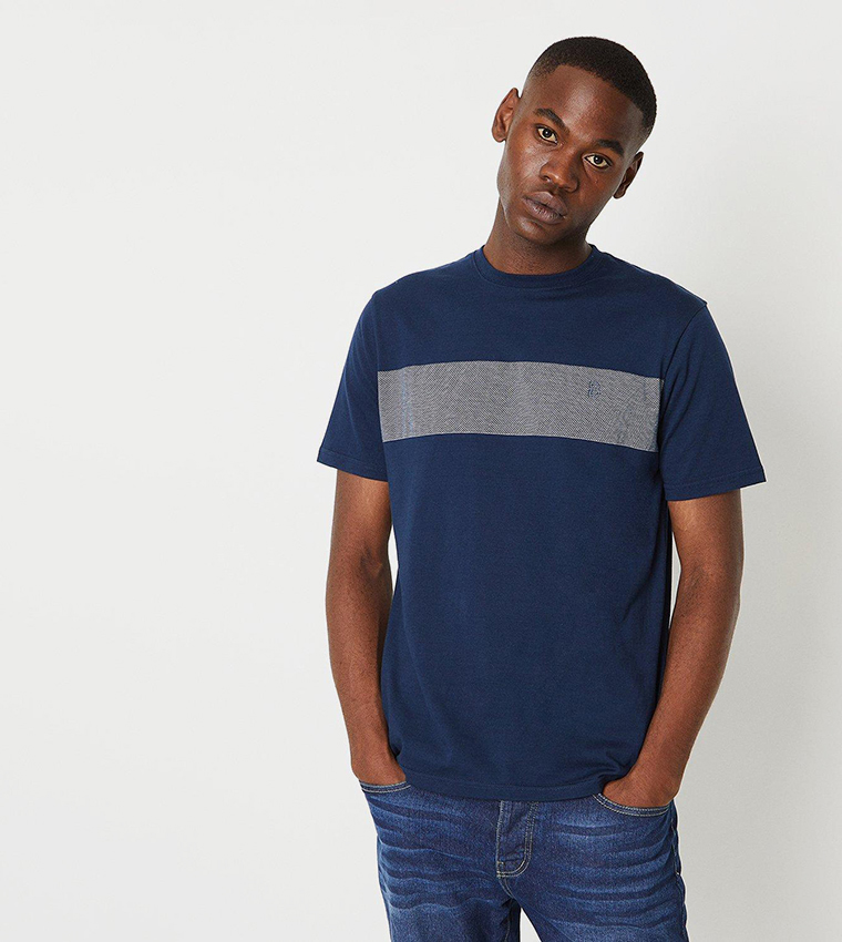 Color Block Crew Neck T-Shirt