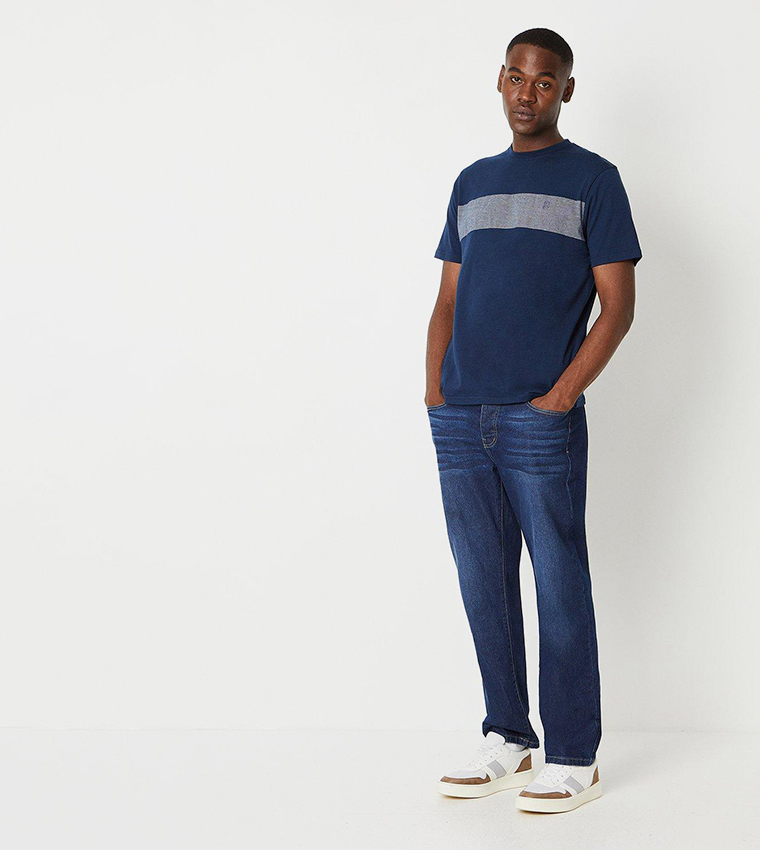 Color Block Crew Neck T-Shirt