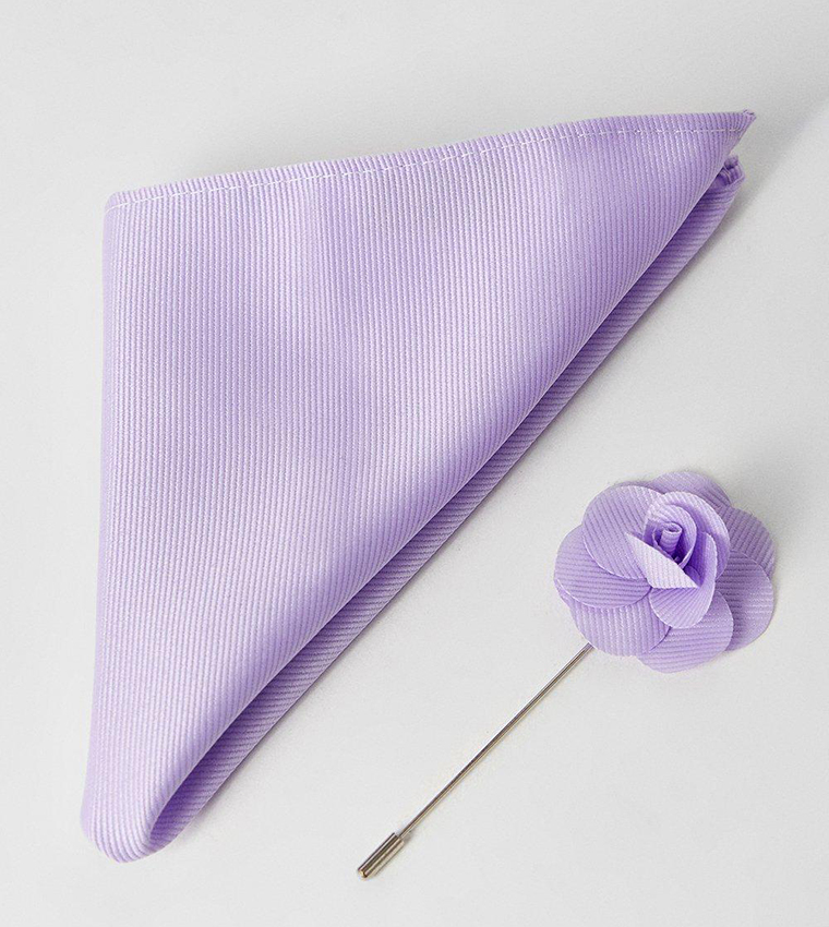Wedding Tie Set and Matching Lapel Pin
