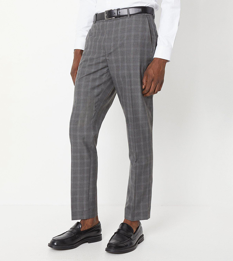 Burton tartan trousers hot sale