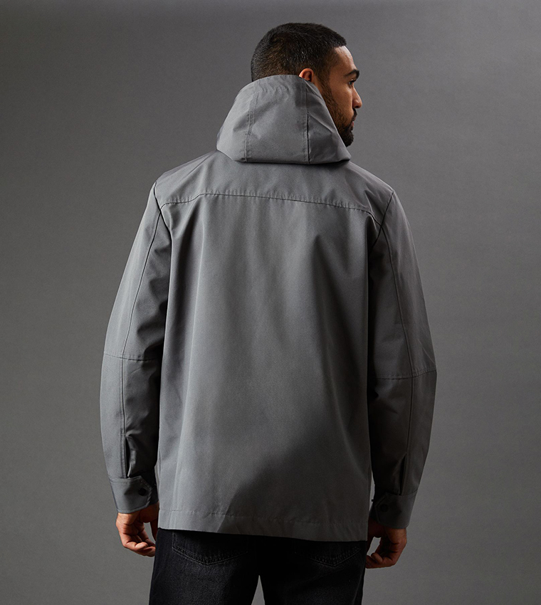Water Resistant Hooded Jacket
