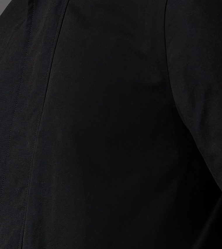 Smart Funnel Neck Rain Coat