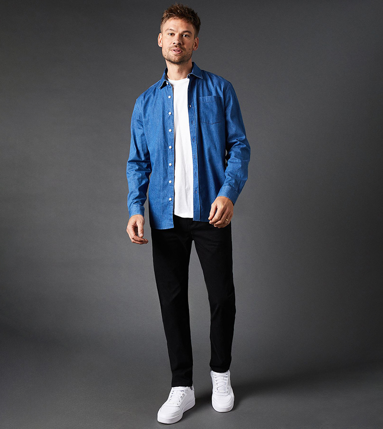 Stretch Twill Slim Fit Jeans