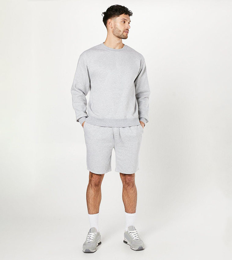 Solid Crew Neck Sweatshirt