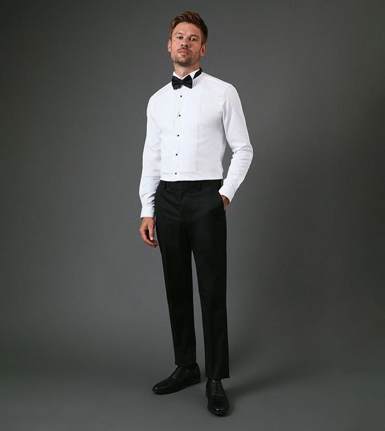 Tuxedo Slim Fit Formal Trousers