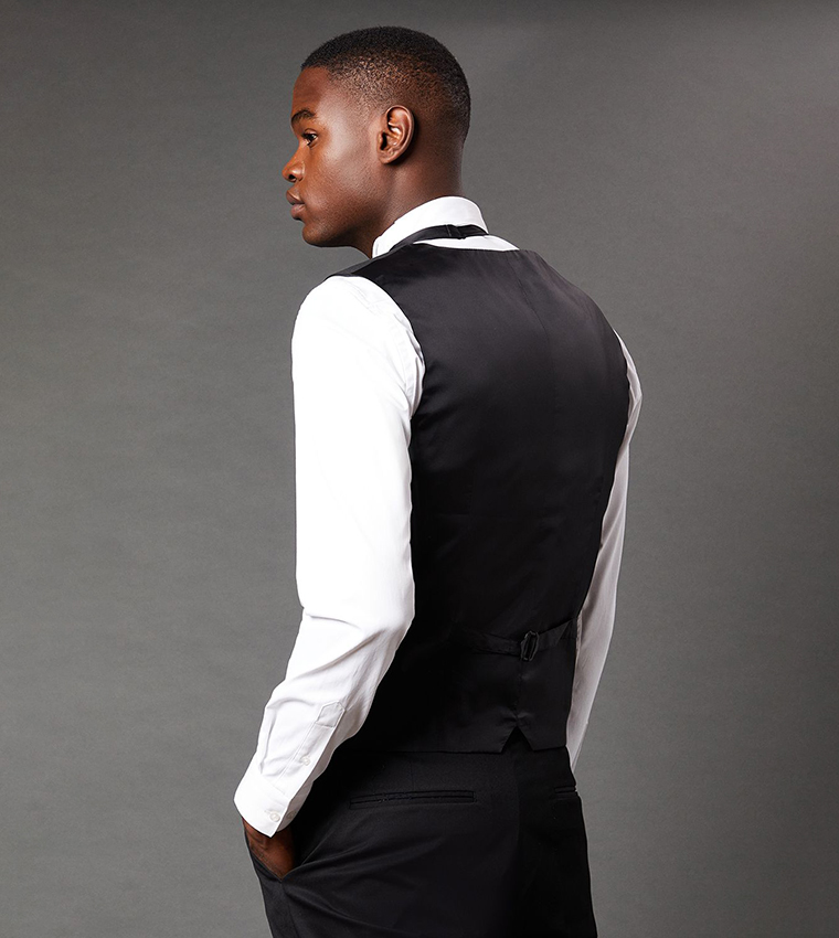 Slim Fit Tuxedo Waistcoat