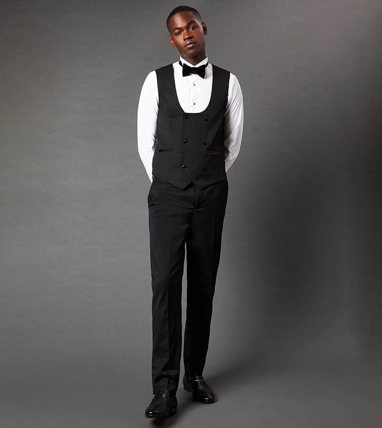 Slim Fit Tuxedo Waistcoat