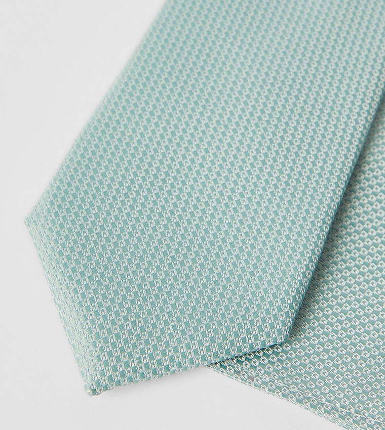 Textured Tie And Pocket Square