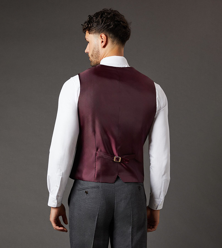 Tweed Look Waistcoat