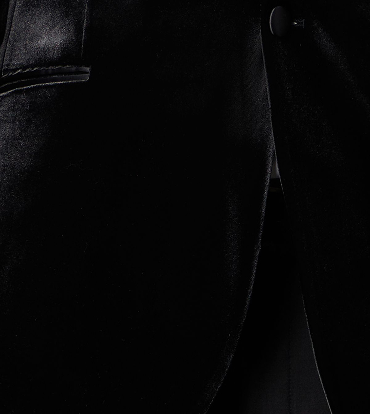 Slim Fit Velvet Tuxedo Jacket