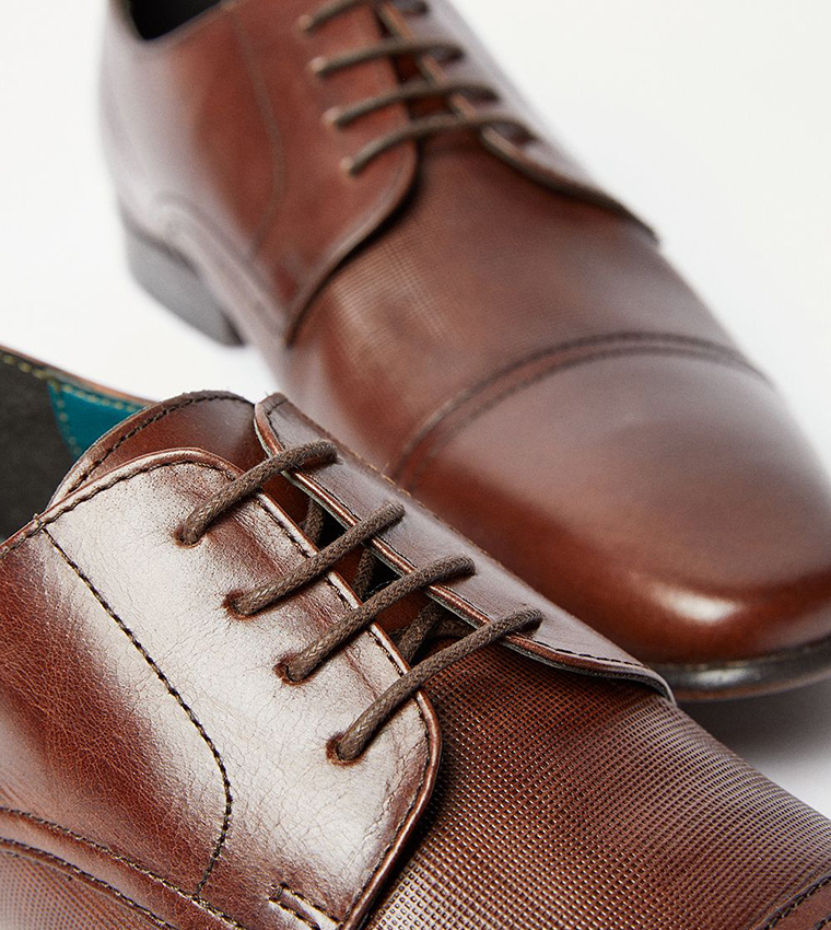 Banks Smart Leather Derby Shoes