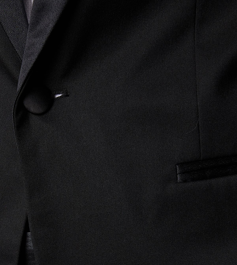 Slim Fit Shawl Collar Tuxedo Blazer