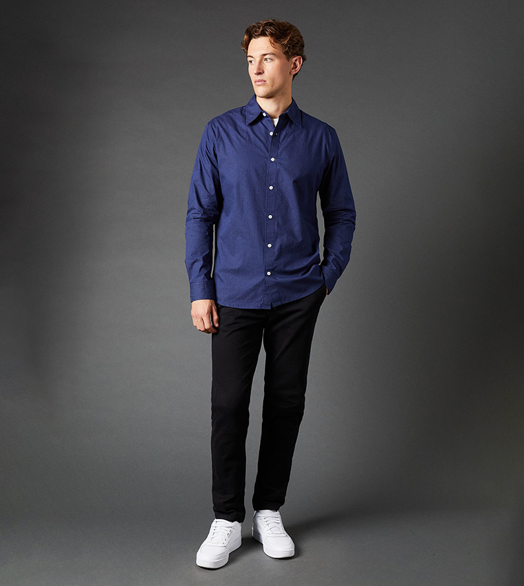 Polka Dots Long Sleeves Shirt