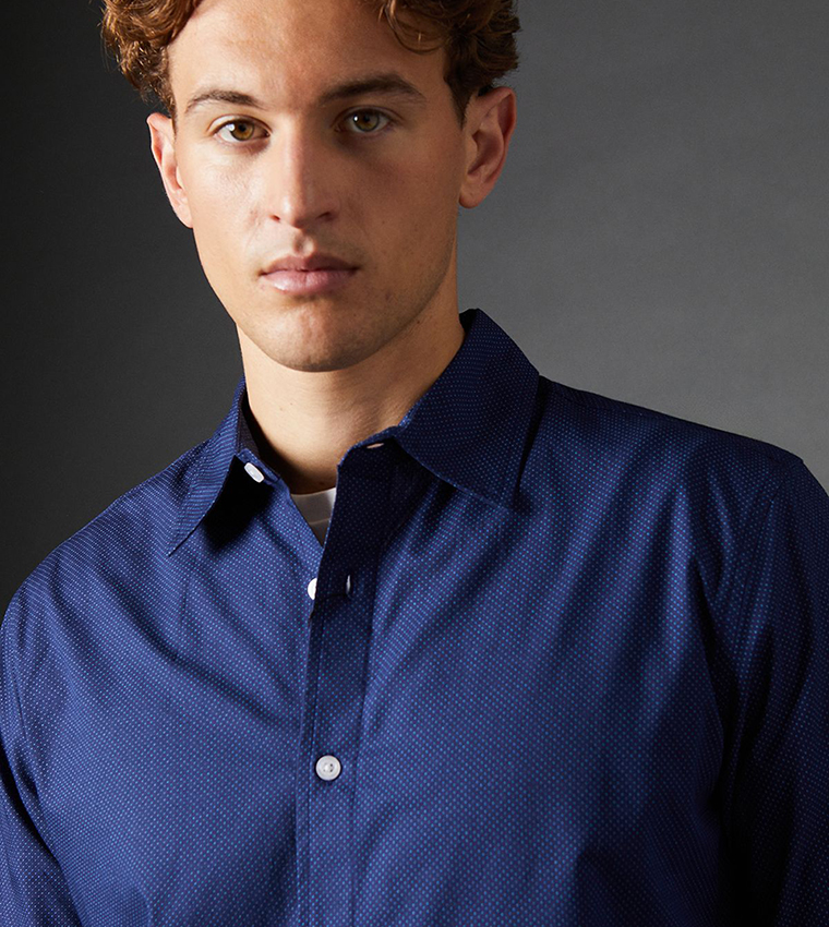 Polka Dots Long Sleeves Shirt