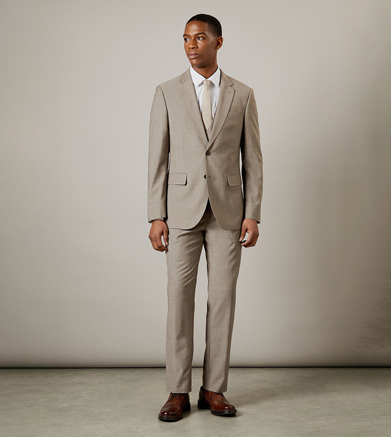 Solid Long Sleeves Slim Fit Blazer