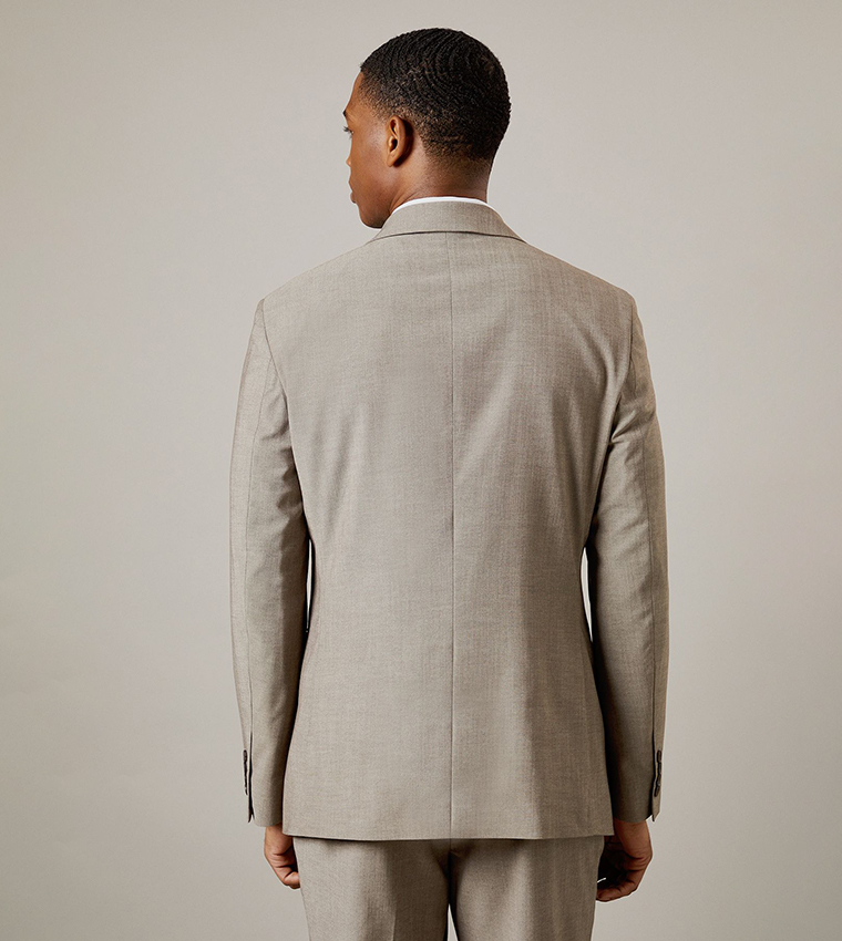 Solid Long Sleeves Slim Fit Blazer