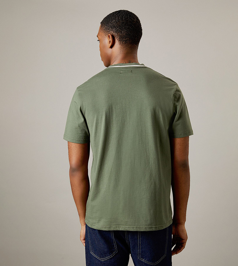 Double Tipped Crew Neck T-Shirt