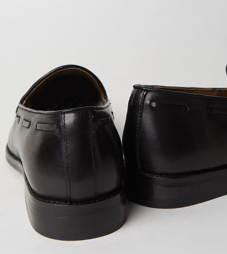 Black Tassel Penny Loafers