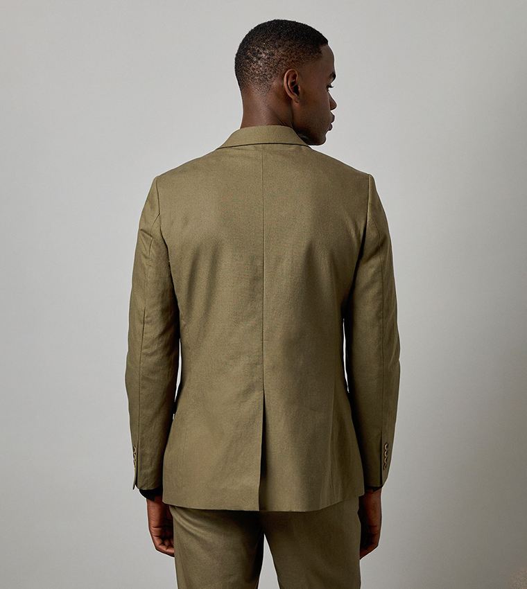 Linen Double Breasted Blazer