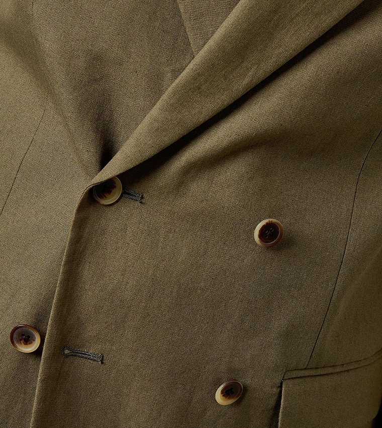 Linen Double Breasted Blazer