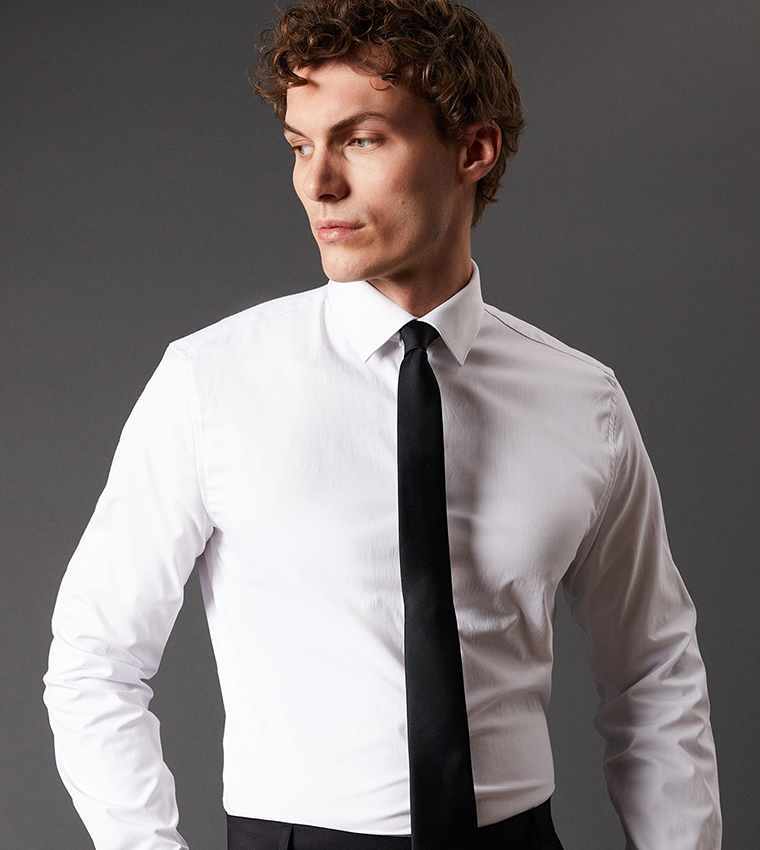 Solid Slim Tie