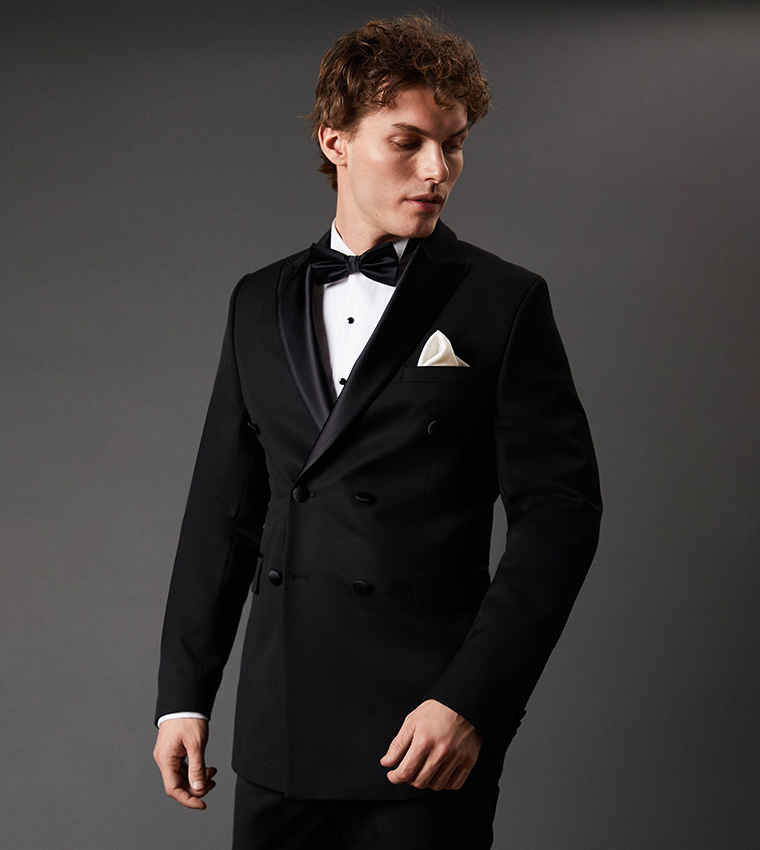 Double Breasted Tuxedo Jacket